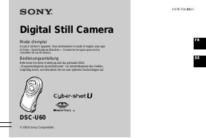 Mode d’emploi Sony Cyber-shot DSC-U60 Appareil photo numérique