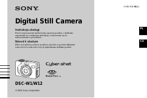 Instrukcja Sony Cyber-shot DSC-W1 Aparat cyfrowy