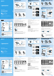 Mode d’emploi Sony Cyber-shot DSC-W100 Appareil photo numérique