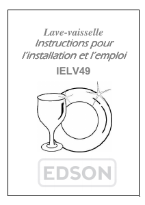 Mode d’emploi Edson IELV49 Lave-vaisselle