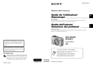 Manuale Sony Cyber-shot DSC-W17 Fotocamera digitale