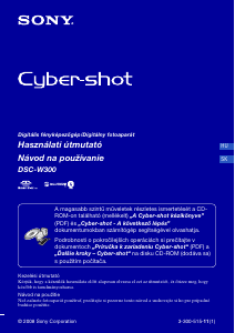 Használati útmutató Sony Cyber-shot DSC-W300 Digitális fényképezőgép