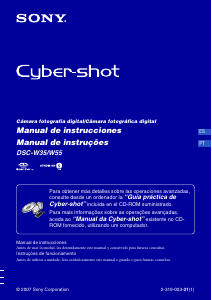 Manual Sony Cyber-shot DSC-W35 Câmara digital