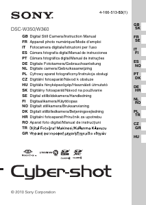 Manual Sony Cyber-shot DSC-W350 Digital Camera