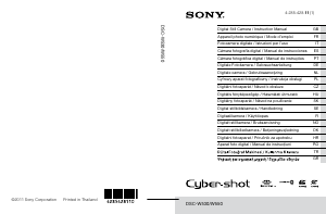 Návod Sony Cyber-shot DSC-W530 Digitálna kamera
