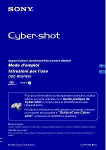 Manual Sony Cyber-shot DSC-W55 Câmara digital