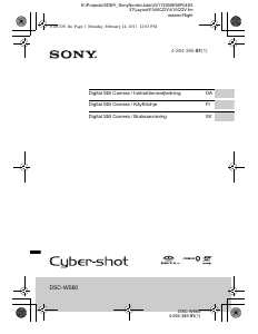 Brugsanvisning Sony Cyber-shot DSC-W560 Digitalkamera