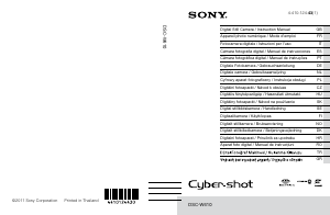 Návod Sony Cyber-shot DSC-W610 Digitálna kamera