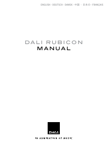 Manual Dali Rubicon 6 Speaker