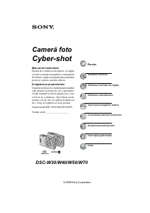 Manual Sony Cyber-shot DSC-W70 Cameră digitală