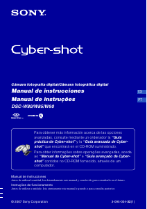 Manual Sony Cyber-shot DSC-W90 Câmara digital