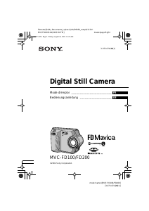 Bedienungsanleitung Sony MVC-FD200 Digitalkamera