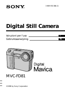 Manuale Sony MVC-FD81 Fotocamera digitale
