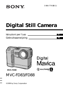 Manuale Sony MVC-FD83 Fotocamera digitale