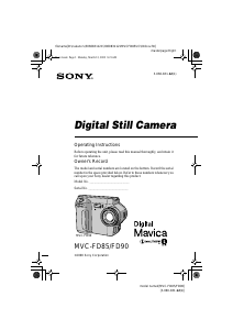 Manual Sony MVC-FD90 Digital Camera