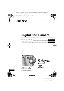 Manuale Sony MVC-FD92 Fotocamera digitale