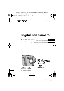 Manual Sony MVC-FD92 Câmara digital