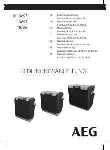 Manuale AEG KK 20 Frigorifero portatile