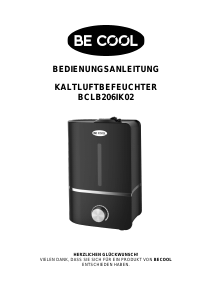 Bedienungsanleitung Be Cool BCLB206IK02 Luftbefeuchter