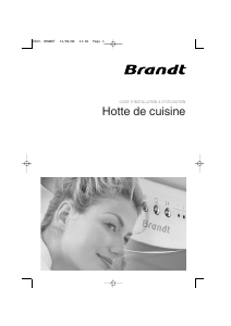 Mode d’emploi Brandt AC400XE1 Table de cuisson