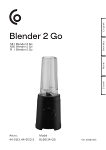 Bruksanvisning Clas Ohlson BL9013A-GS Blender