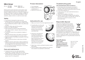 Manual Clas Ohlson 15GD-3A-1 Time Switch