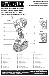 Manual DeWalt DCF921P2 Impact Wrench