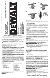 Handleiding DeWalt DW092PK Waterpas