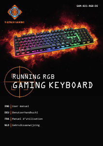 Mode d’emploi Deltaco GAM-021-RGB-DE Clavier