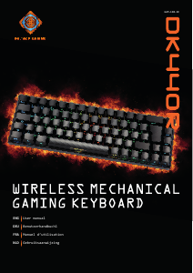 Manual Deltaco DK440R Keyboard