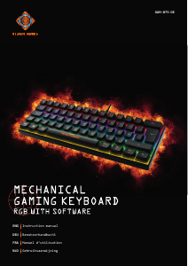 Manual Deltaco GAM-075-DE Keyboard