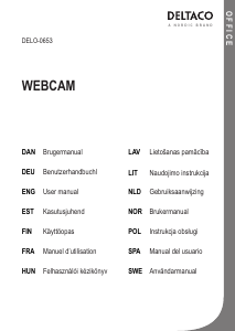 Manual de uso Deltaco DELO-0653 Webcam
