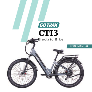 Manual GOTRAX CTI 3 Electric Bicycle