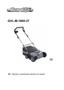Manual de uso Gardol GVL-M-1800-37 Escarificador