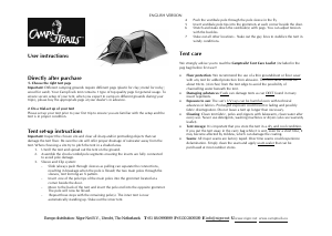 Mode d’emploi Camp Trails Bonecho Tente