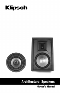 Manual de uso Klipsch R-2502-W II Altavoz