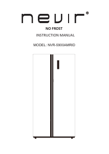 Manual Nevir NVR-5900AMRID Fridge-Freezer