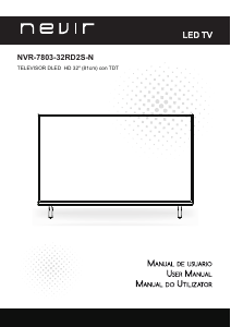 Manual de uso Nevir NVR-7803-32RD2S-N Televisor de LED