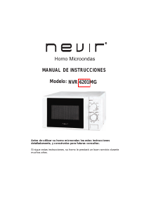 Manual de uso Nevir NVR-6201MG Microondas