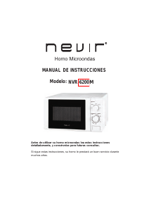 Manual Nevir NVR-6200M Microwave