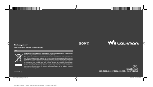 Instrukcja Sony NW-E013 Walkman Odtwarzacz Mp3