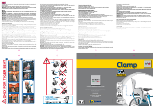 Mode d’emploi Bellelli Clamp Siège de vélo