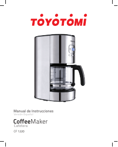 Manual de uso Toyotomi CF1220 Máquina de café