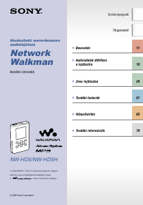 Használati útmutató Sony NW-HD5H Walkman MP3-lejátszó