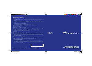 Használati útmutató Sony NWZ-A829 Walkman MP3-lejátszó