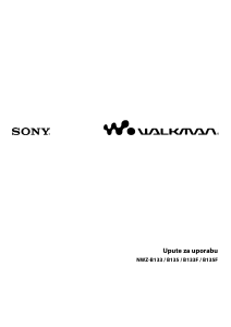 Priručnik Sony NWZ-B135 Walkman Mp3 reproduktor