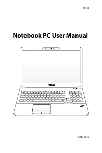 Manual Asus ROG G75VW Laptop