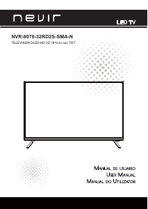 Manual de uso Nevir NVR-8078-32RD2S-SMA-N Televisor de LED