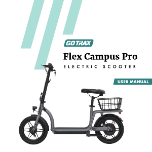 Handleiding GOTRAX Flex Campus Pro Elektrische step
