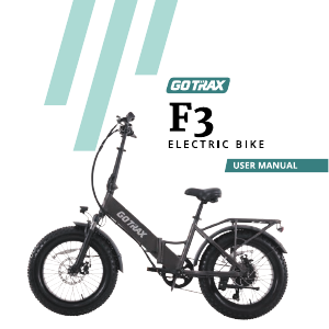 Handleiding GOTRAX F3 Elektrische fiets